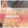 りゅうちぇるとぺこの離婚理由はバイ？同居は継続で子供が可哀想の声！