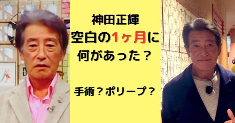 神田正輝が激痩せした原因は病気の可能性が高い？空白の2月に何があったのか調べたら怖すぎた Everydaytopi